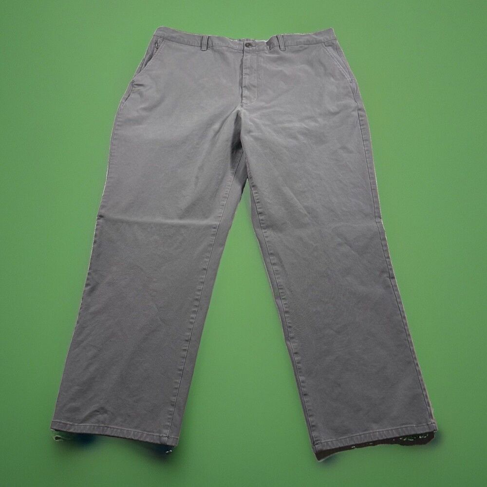 Bonobos Classic Fit Chino Pants Men’s 42x30 (fits 40x29) Gray Straight Stretch